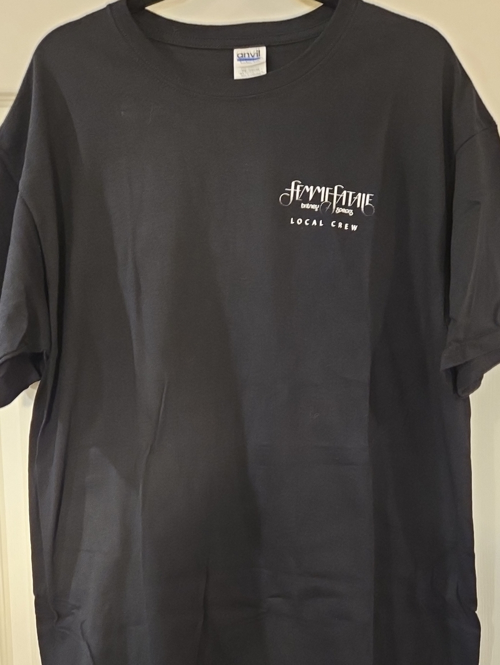 BRITNEY SPEARS rare Femme Fatale 2011 US tour crew shirt Adult XL